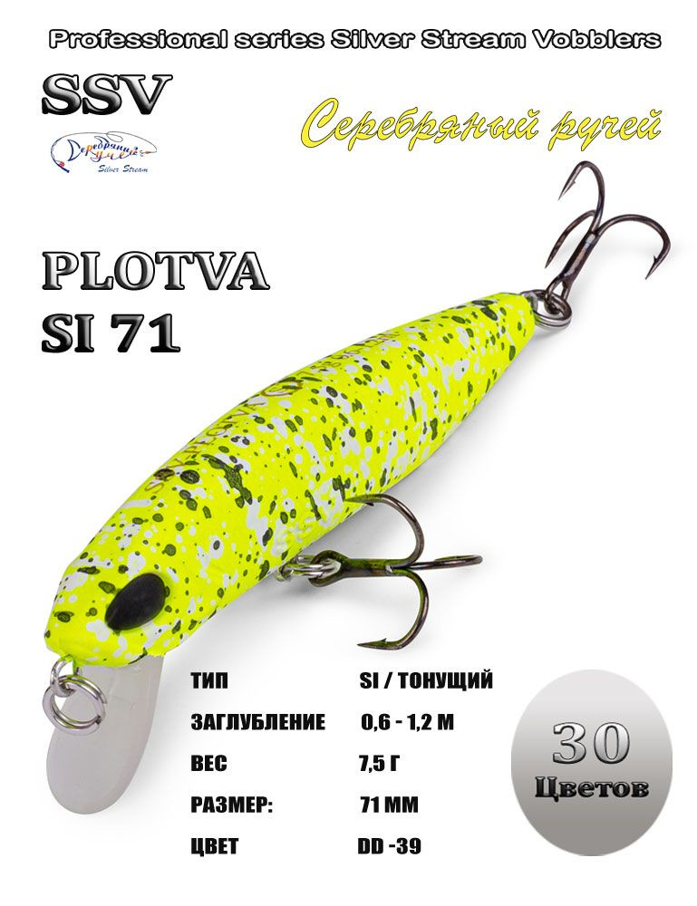 Воблер PLOTVA SI 71 #1