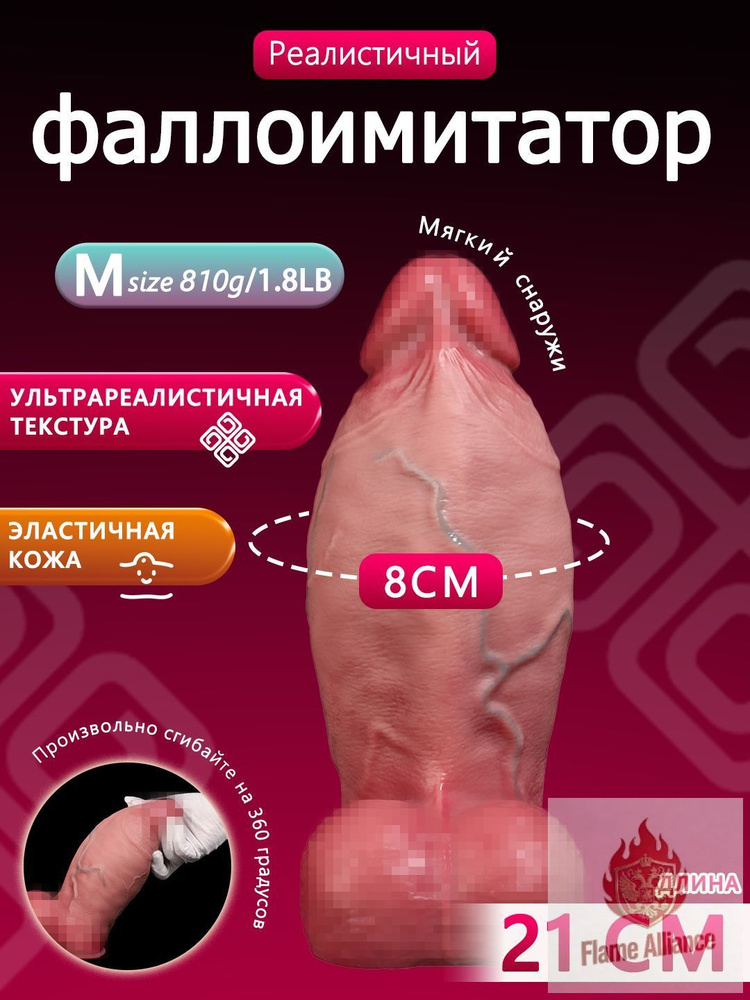 Фаллоимитатор, 21см #1