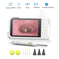 Anykit Цифровой отоскоп с гироскопом/4-дюймовый IPS экран/HD ушная ...