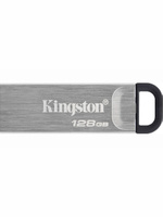 Kingston Kyson 128 ГБ USB-флеш-накопитель, USB 3.2, USB Type-A, DTKN/128GB, серебристый