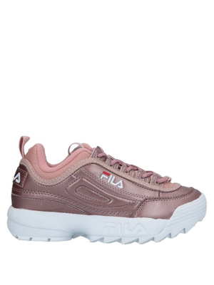 Pink and gold fila best sale