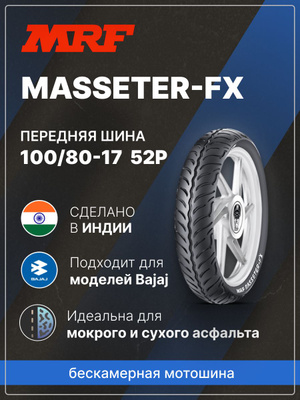 80 R17 Mrf Masseter Fx MRF Nylogrip Zapper-FX1 100/80 -17 52P