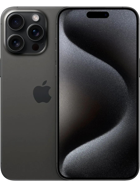 Apple Смартфон iPhone 15 256GB,nano SIM + eSIM, Black