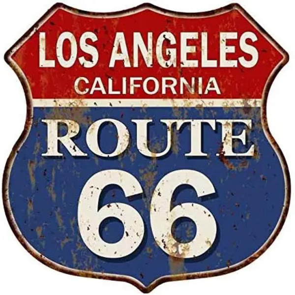 That Ru 66 Металлическая картина винтаж Route 66, украшение для гаража, дома, бара ...