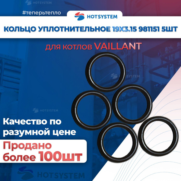 Прокладка первичного теплообменника 981151 для котлов Vaillant Tec/Max ...