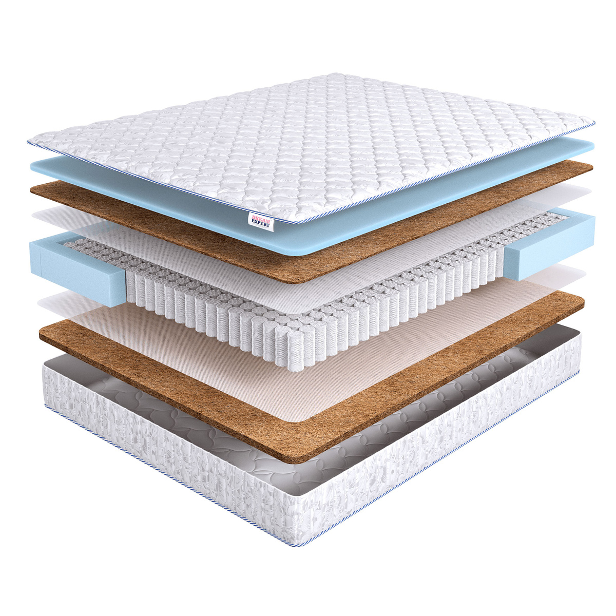 Матрас DreamExpert Kombi Foam PS500, Независимые пружины, 80x175 см ...