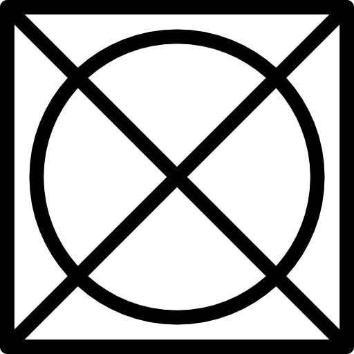 Запрещены барабанная сушка и отжим.