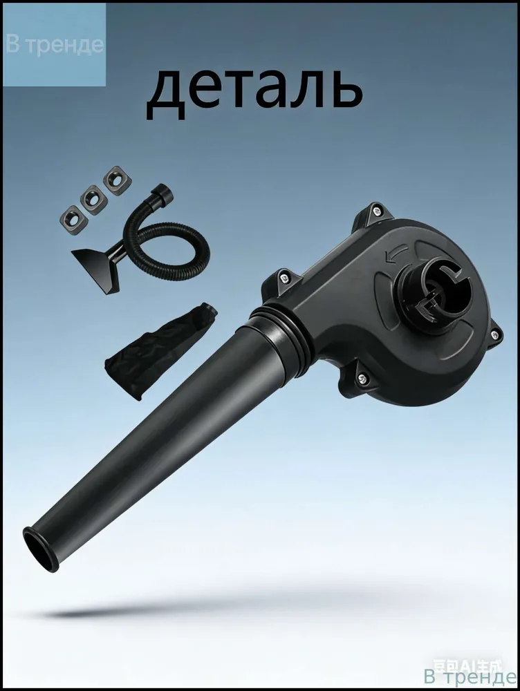 Воздуходувка садовая насадка на УШМ, насадка на болгарку пылесос-воздуходувка 5