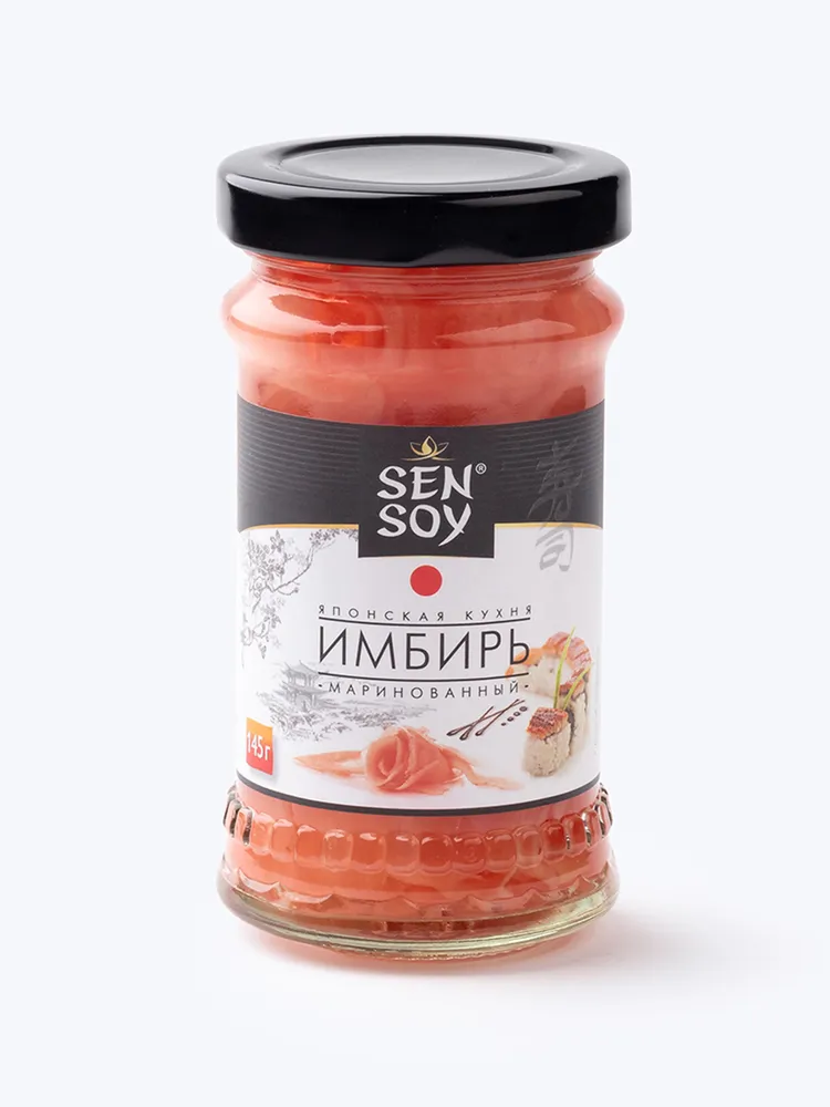Имбирь Sen Soy маринованный, 145 г, 145 г