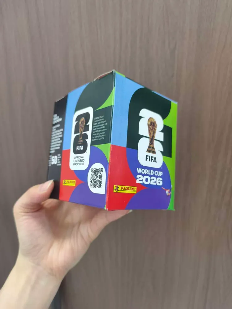 Коллекционные стикеры Panini FIFA World Cup 2026, бокс наклеек игроков ЧМ 2026, вариант, фото 3