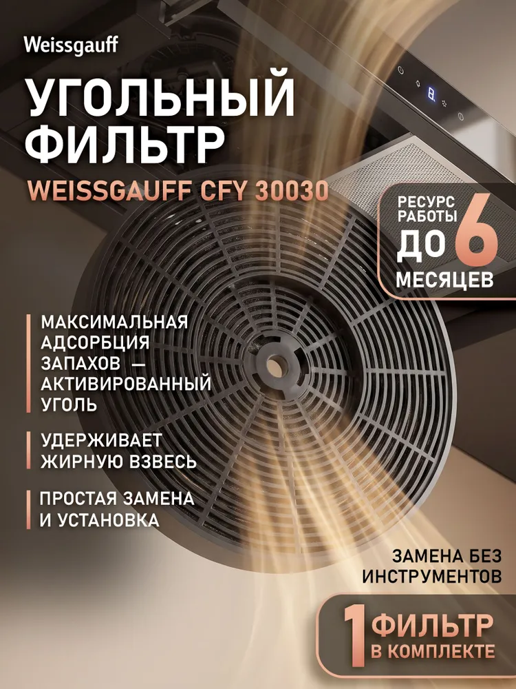Угольный фильтр Weissgauff CFY 30030, вариант