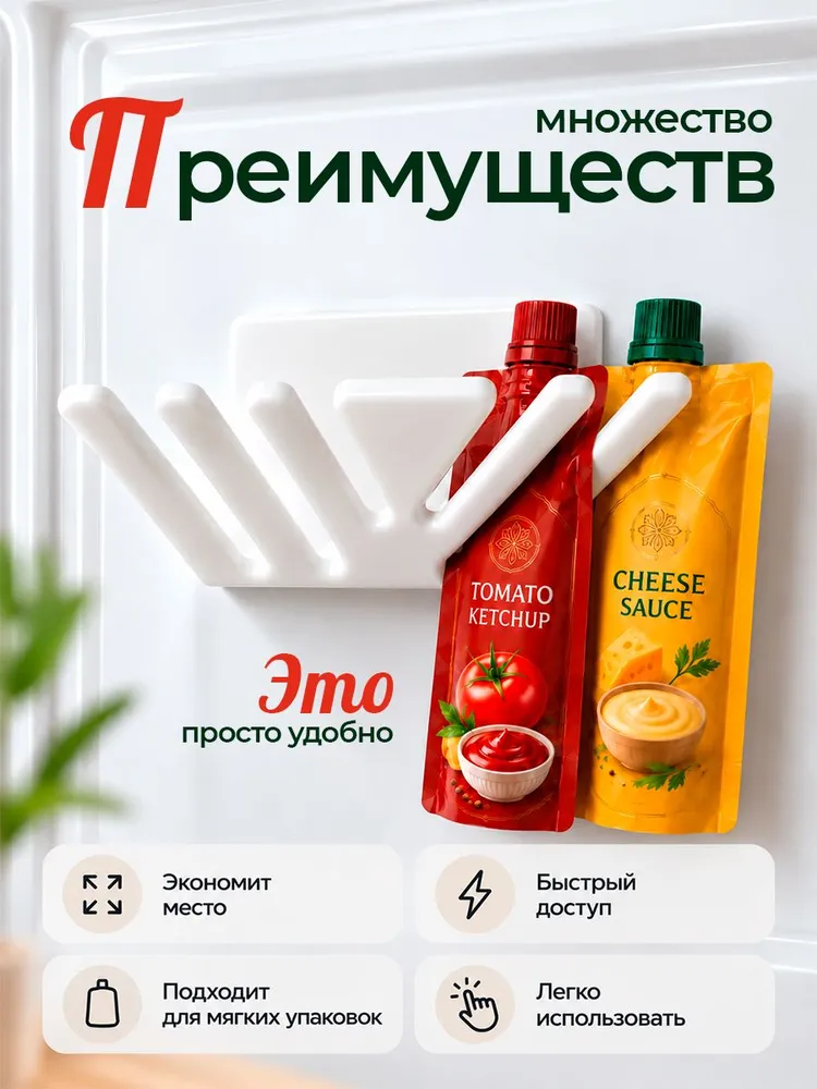 Держатель для соусов в холодильник, вариант, фото 3