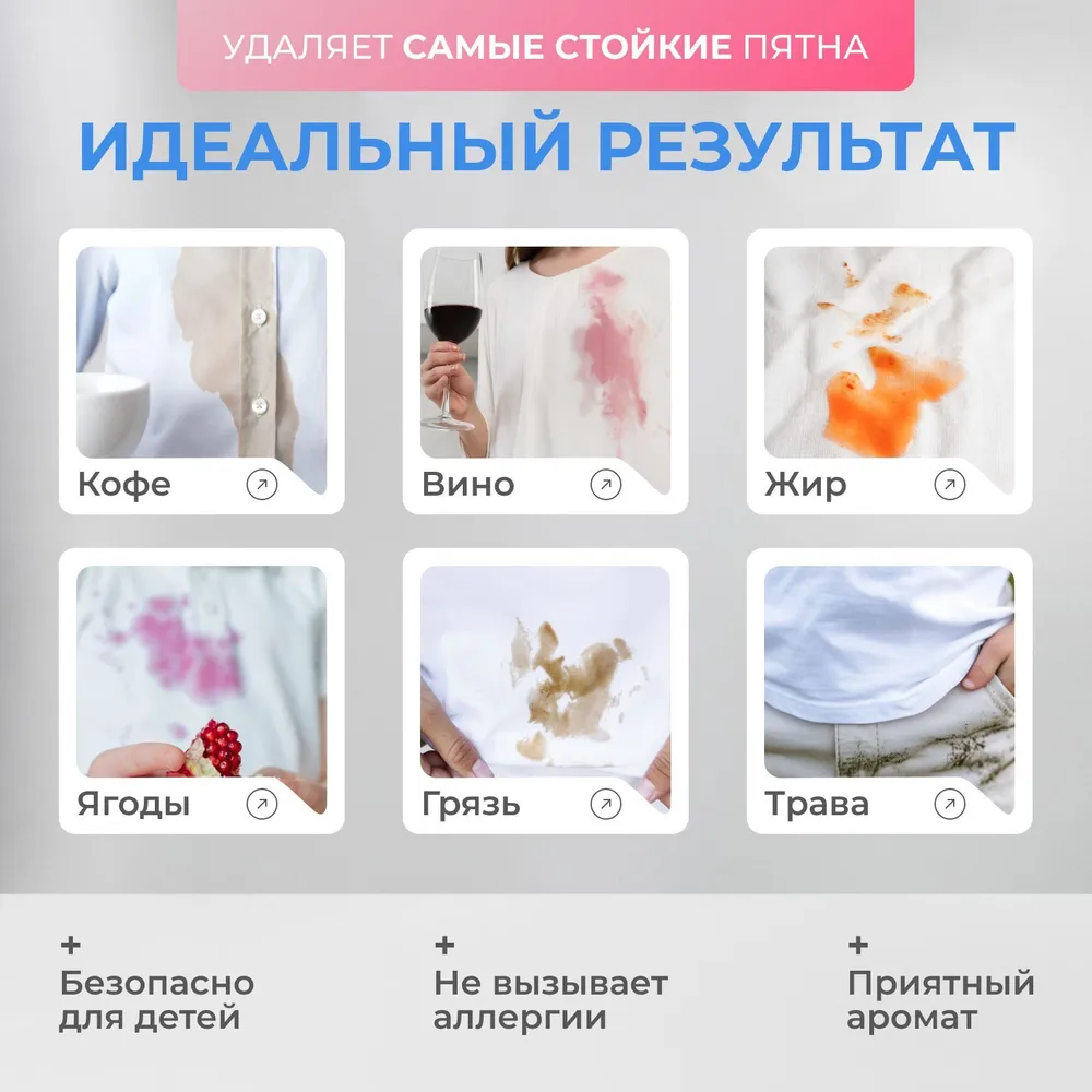Хозяйственное мыло / Чудо-Мыло твердое / Пятновыводитель, отбеливающее для стирки 2 шт., 1 шт, фото 6