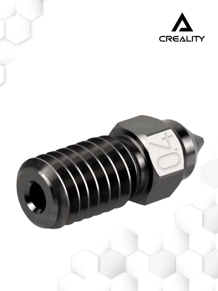 Сопло из закаленной стали HS для CREALITY Ender 7/ 3 V3 / Ender 5 S1 в экструдер для 3d принтера для хотэнда 0.4 мм, вариант, фото 3