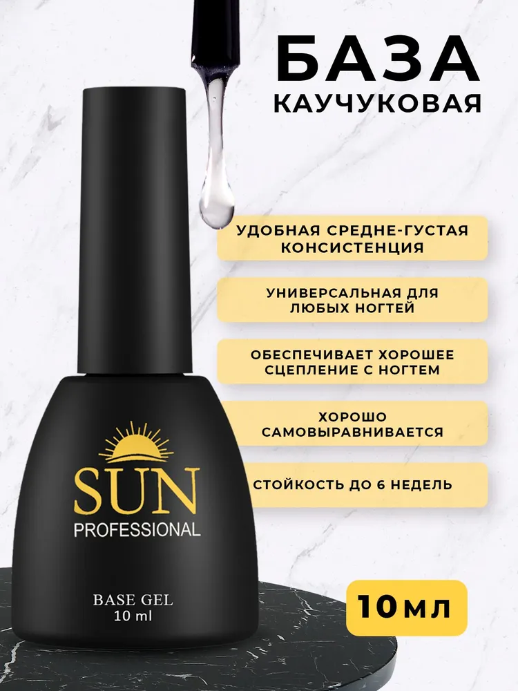 SUN Professional База и топ для ногтей набор, вариант, фото 2