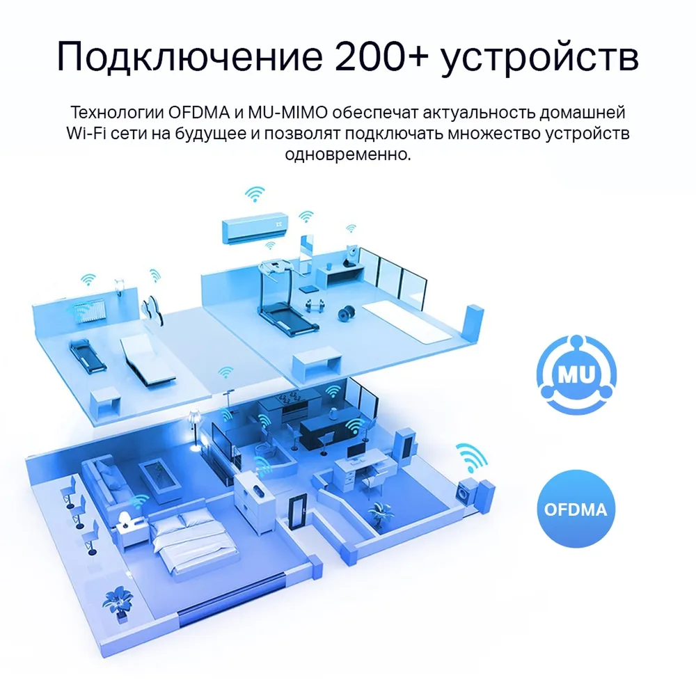 TP-link Wi-Fi Роутер Archer AX73, AX5400 USB 3.0 Mesh, фото 6