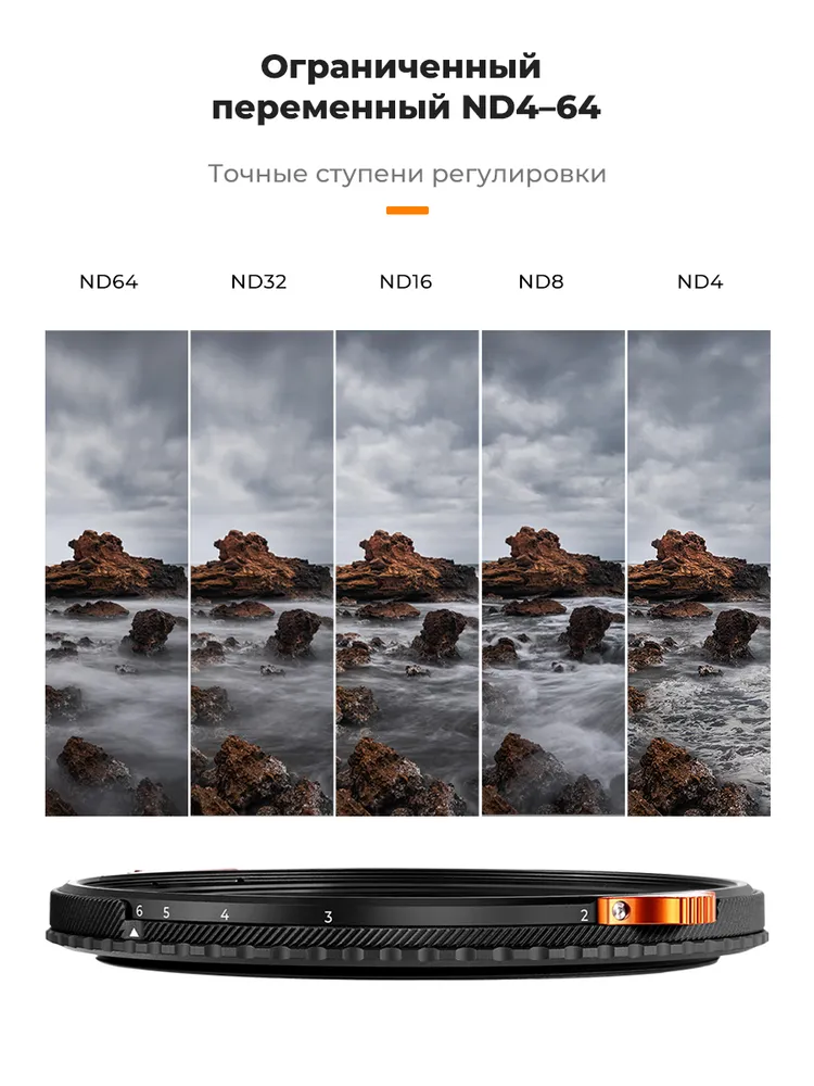 K&F CONCEPT Поляризационный светофильтр 67 мм, вариант, фото 4