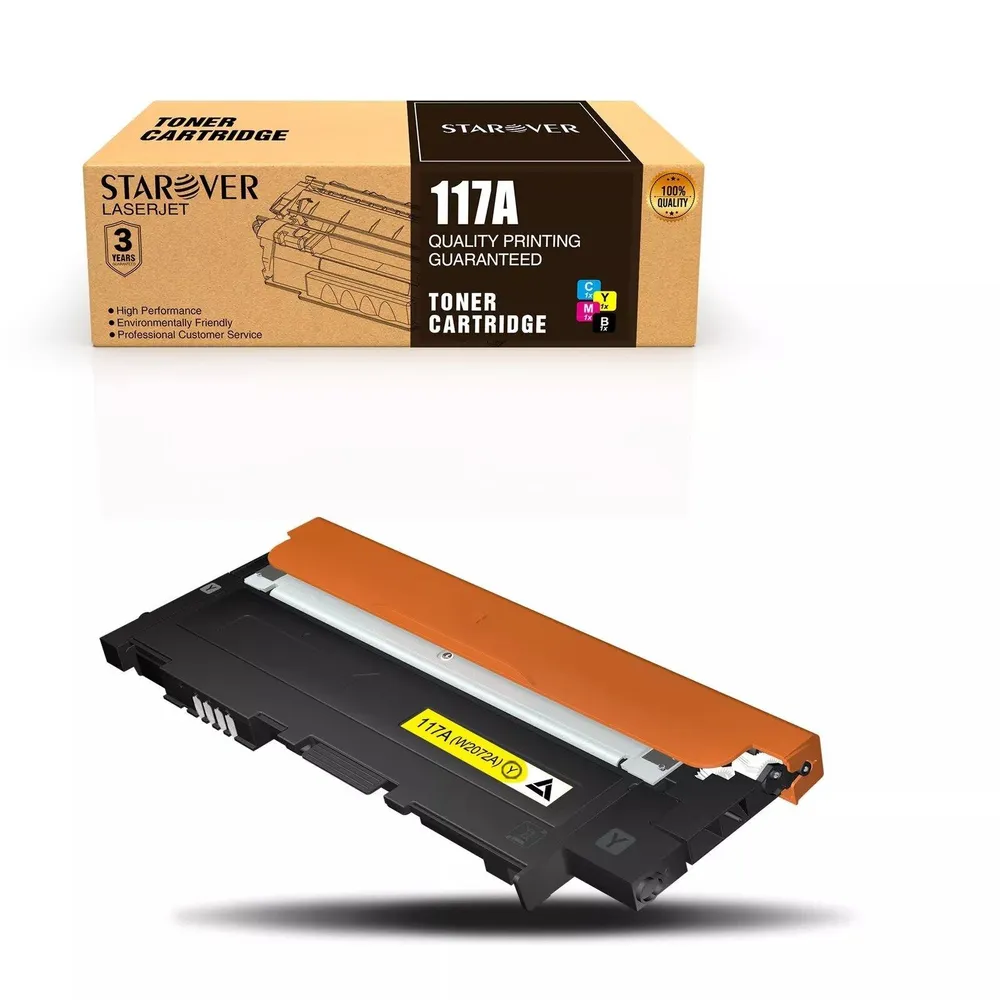 Комплект картриджей HP 117A W2070A, W2071A, W2072A, W2073A c чипом, 4 цвета, совместимый, 4 цв., фото 5