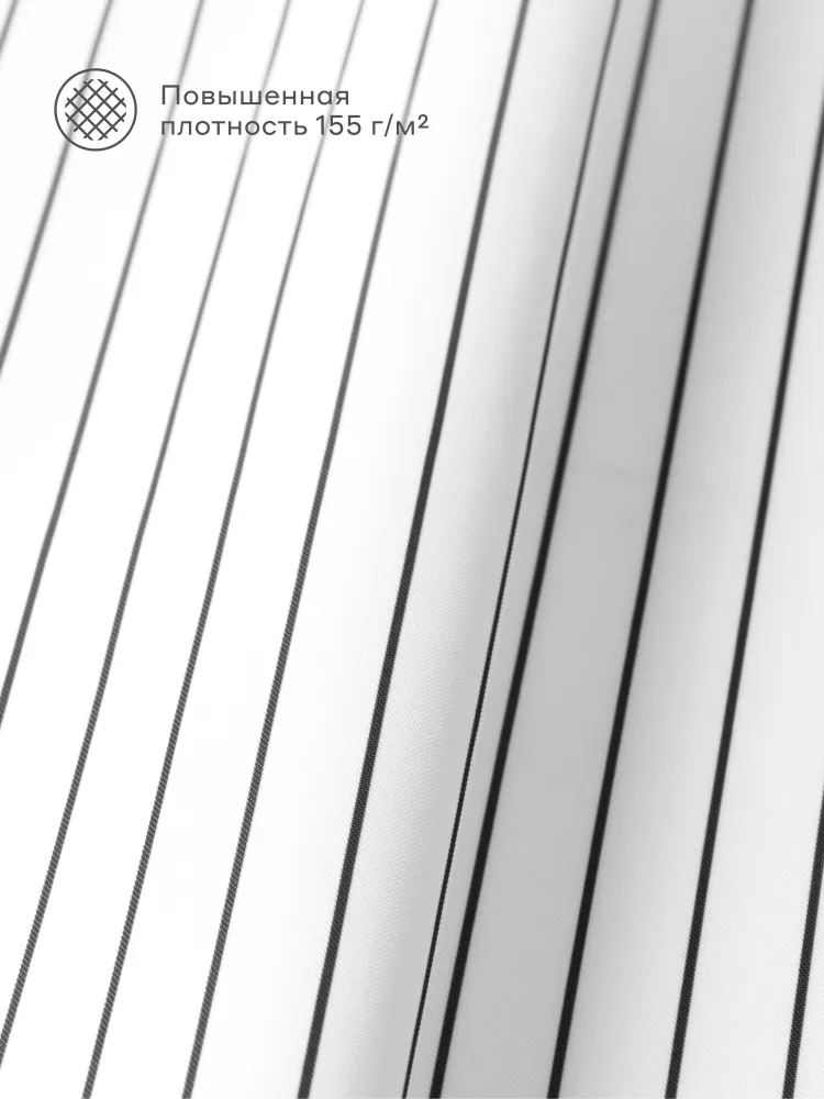 Штора для ванной комнаты Pragma Qupla, 200*180 см, облачный белый, QPL8.TCLW.019, Яндекс Фабрика, 200x180 см, фото 5