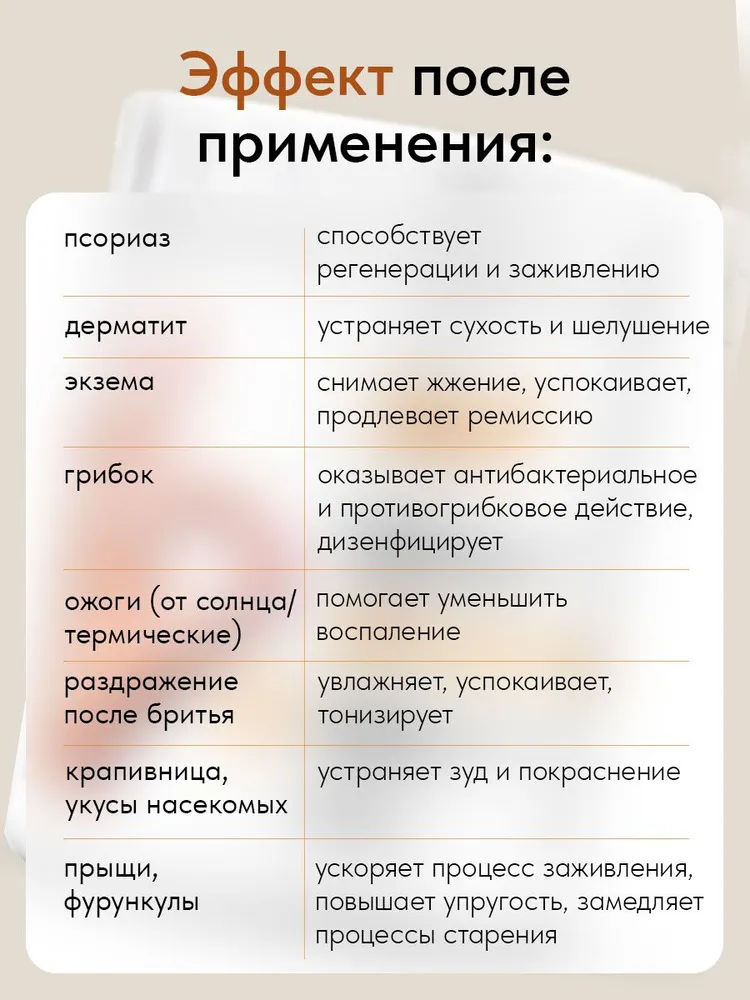Мазь от псориаза и дерматита, 100 мл с Витамином Е и Д3 / Натуральное регенерирующее средство от зуда, шелушения, экземы, прыщей, фурункулов, против покраснений, раздражения кожи., 100 мл, фото 3