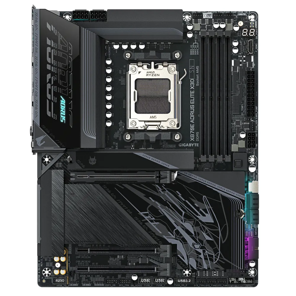 Gigabyte X870E A ELITE X AMD X870E AM5 DDR5 Материнская плата, вариант, фото 2