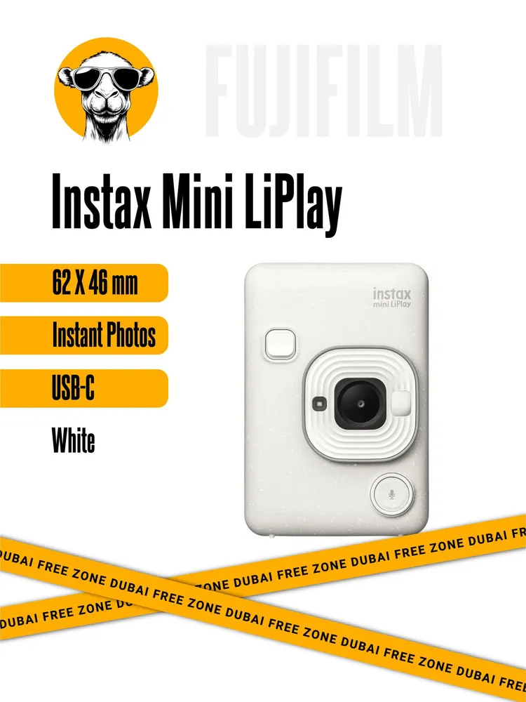 Фотоаппарат Fujifilm Instax Mini LiPlay White, белый