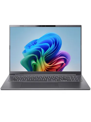 Acer Aspire 16 AI A16-61M-R4BE Ноутбук 16", AMD Ryzen AI 5 330, RAM 16 ГБ, SSD 512 ГБ, Без системы, темно-серый, Русская раскладка