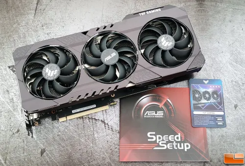 ASUS Видеокарта GeForce RTX 3070 8 ГБ (TUF-RTX3070-08G-GAMING)