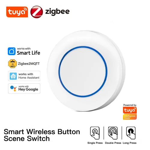 Умная кнопка Zigbee 3.0 настройка сцен