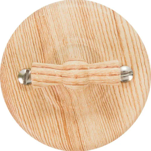 Выключатель проходной накладной Electraline Bironi Ретро 1-клавишный цвет карельская сосна бежевый A