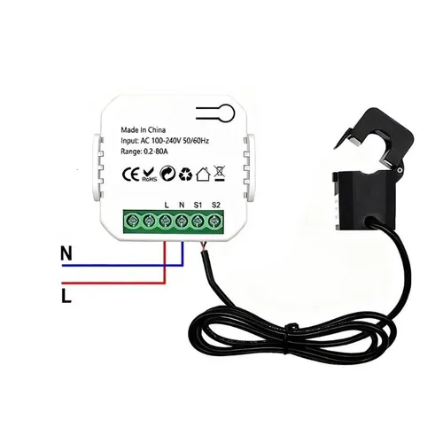 Энергометр 1-канальный 80А