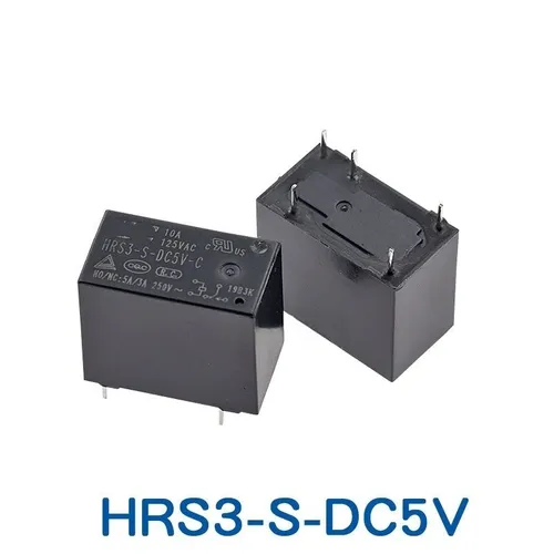 Реле сигнальное HRS3-S-DC12V-C 5-контактное 10А, 1НО/1НЗ, DC 12В