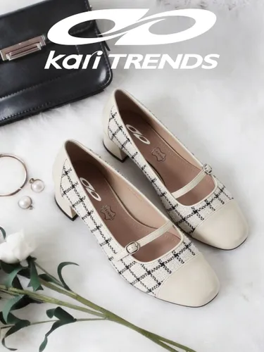 Туфли Kari Женские на каблуке мери джейн