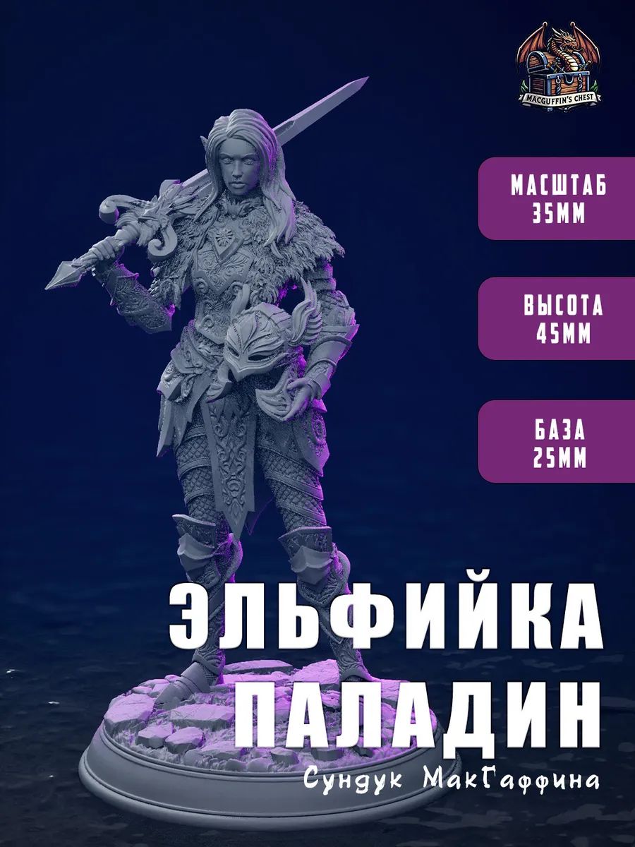 Эльфийка паладин