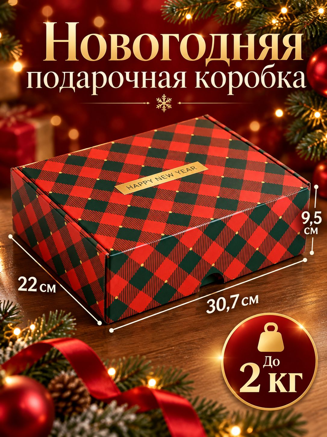 Подарочная коробка "Волшебство", 30,7 х 22 х 9,5 см