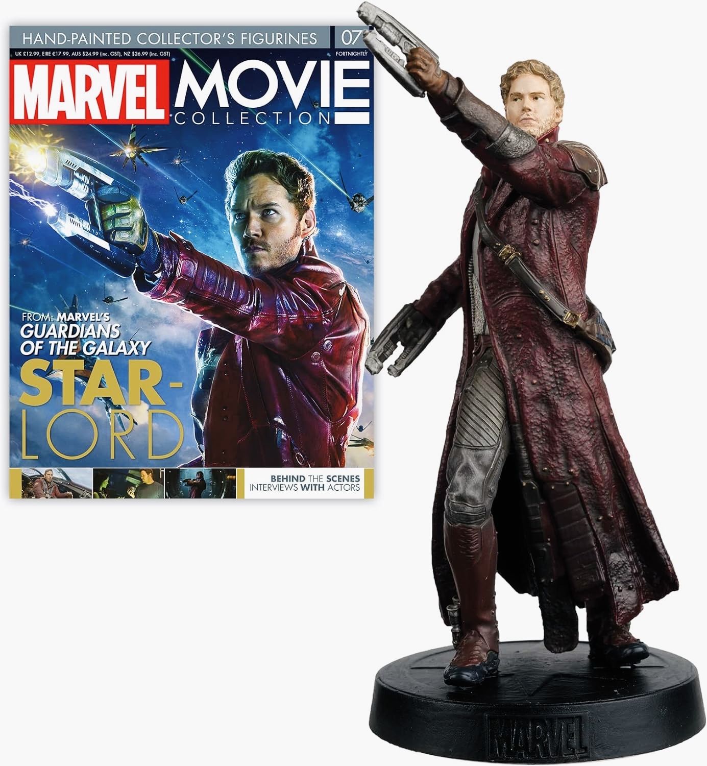 MARVEL 1:16 Масштабная модель Звездный Лорд Стражи Галактики, Disney Eaglemoss