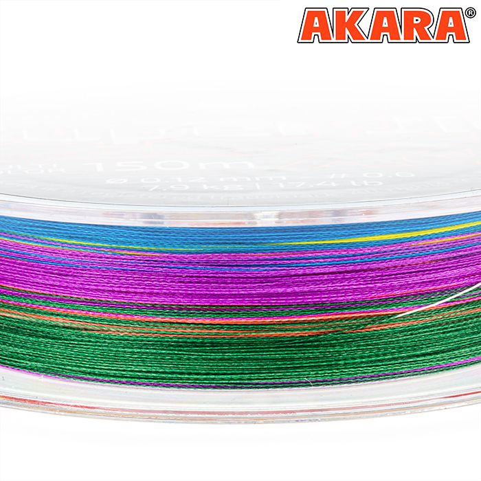 Шнур Akara Super Jig Multicolor 150 м 0,25