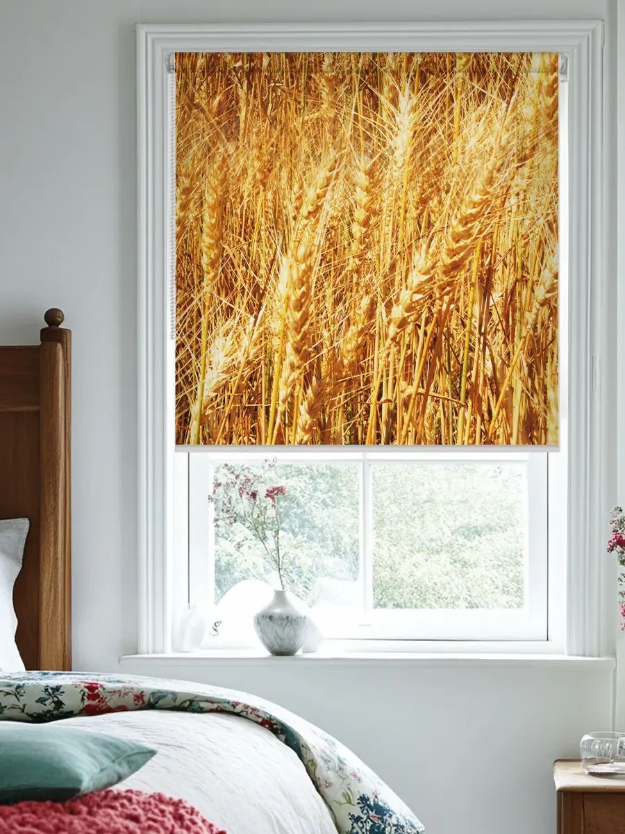 Рулонная штора с фигурным краем