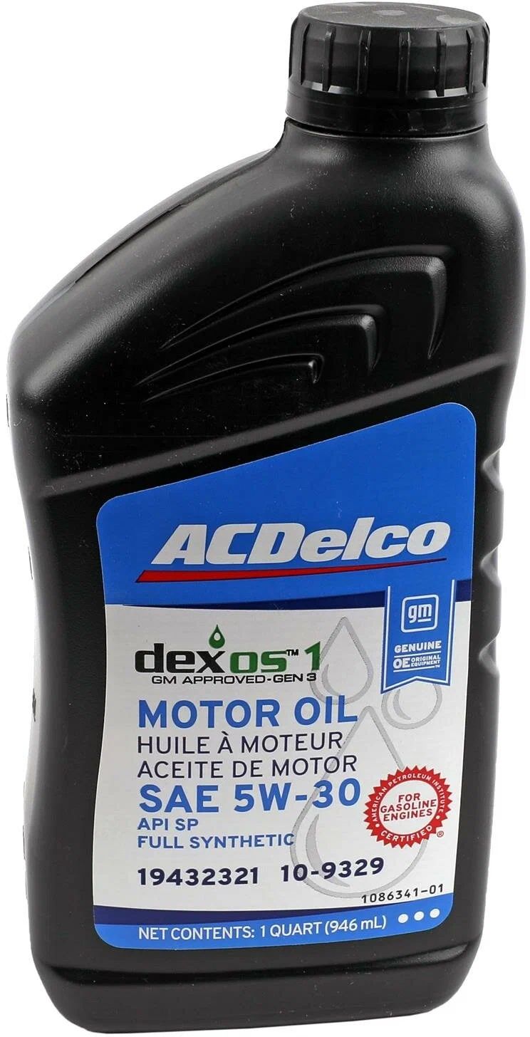 ACDelcoDexos15W-30Масломоторное,Синтетическое,0.946л