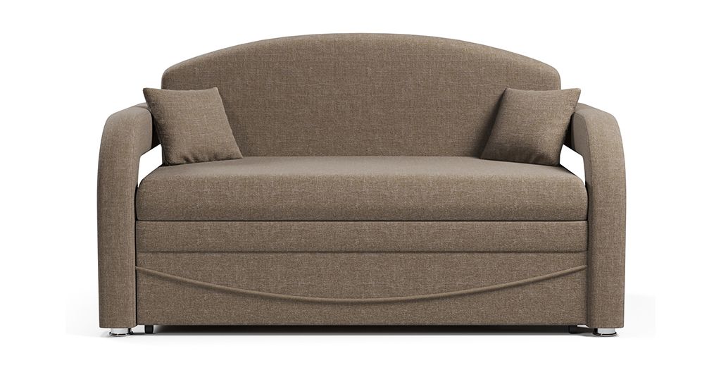 Диван-кроватьАлекс,145х80х87см,рогожкаSavanaToffee,механизмВыкатной,детскийдиванраскладной,сящикомдлябелья,сдекоративнымиподушками