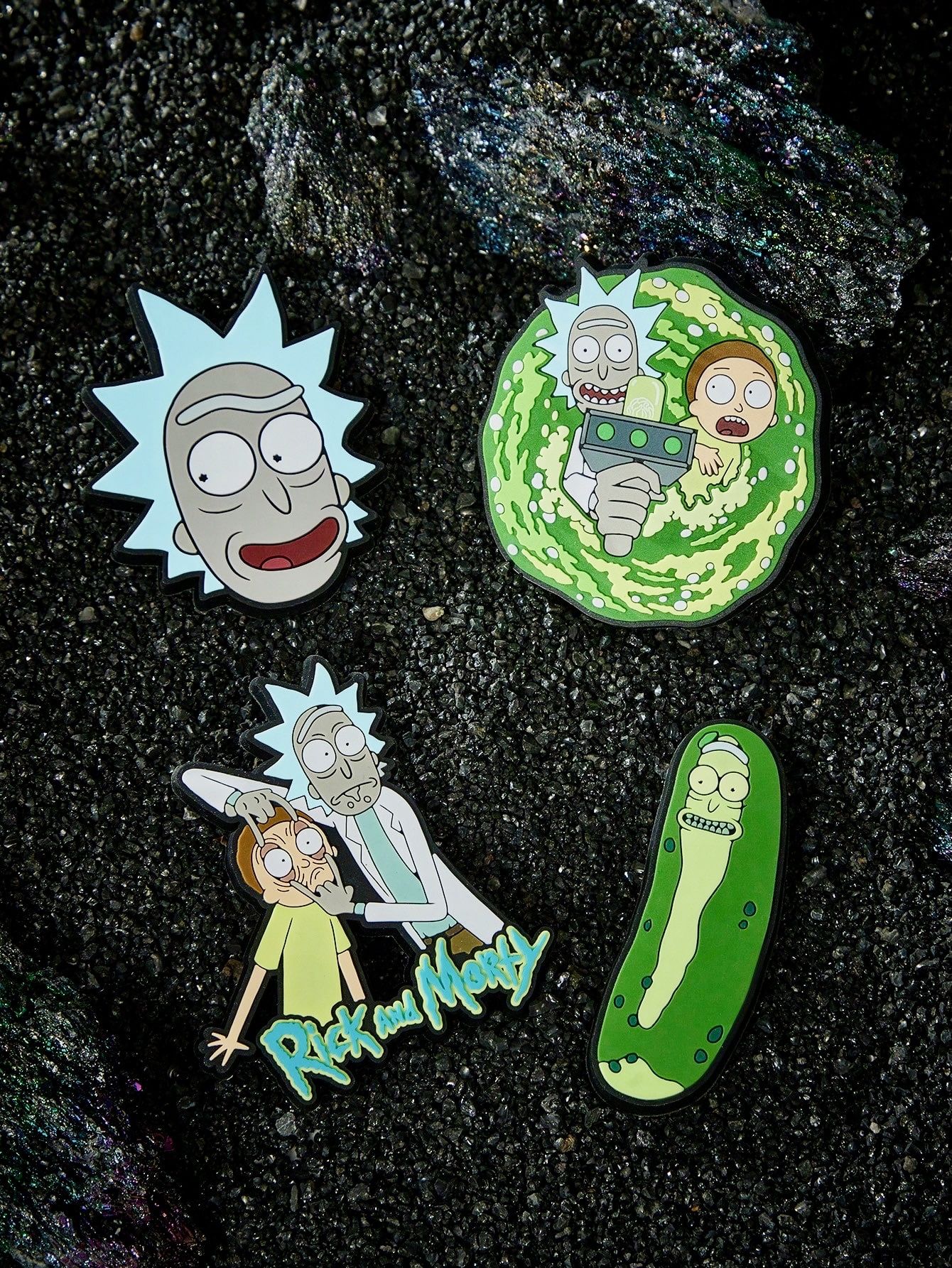Рик и Морти / Rick and Morty Набор из 4 магнитов