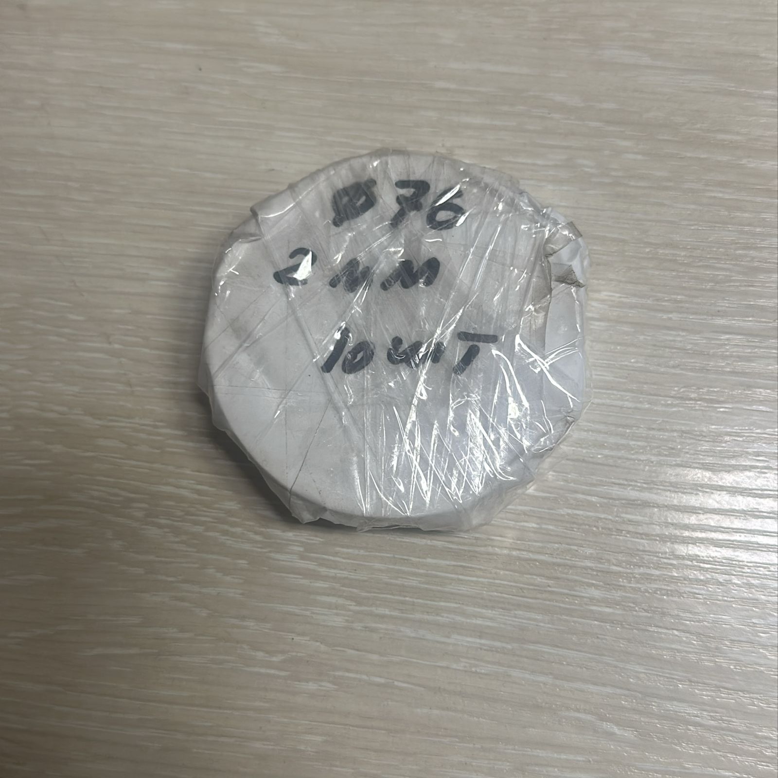 ПриварнаяплоскаяметаллическаязаглушкаД76(10шт)