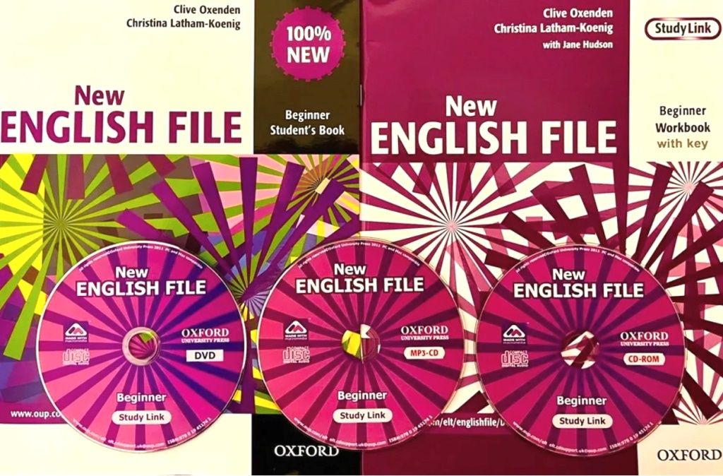 Комплект Учебник + тетрадь New English File Beginner Student's Book ...