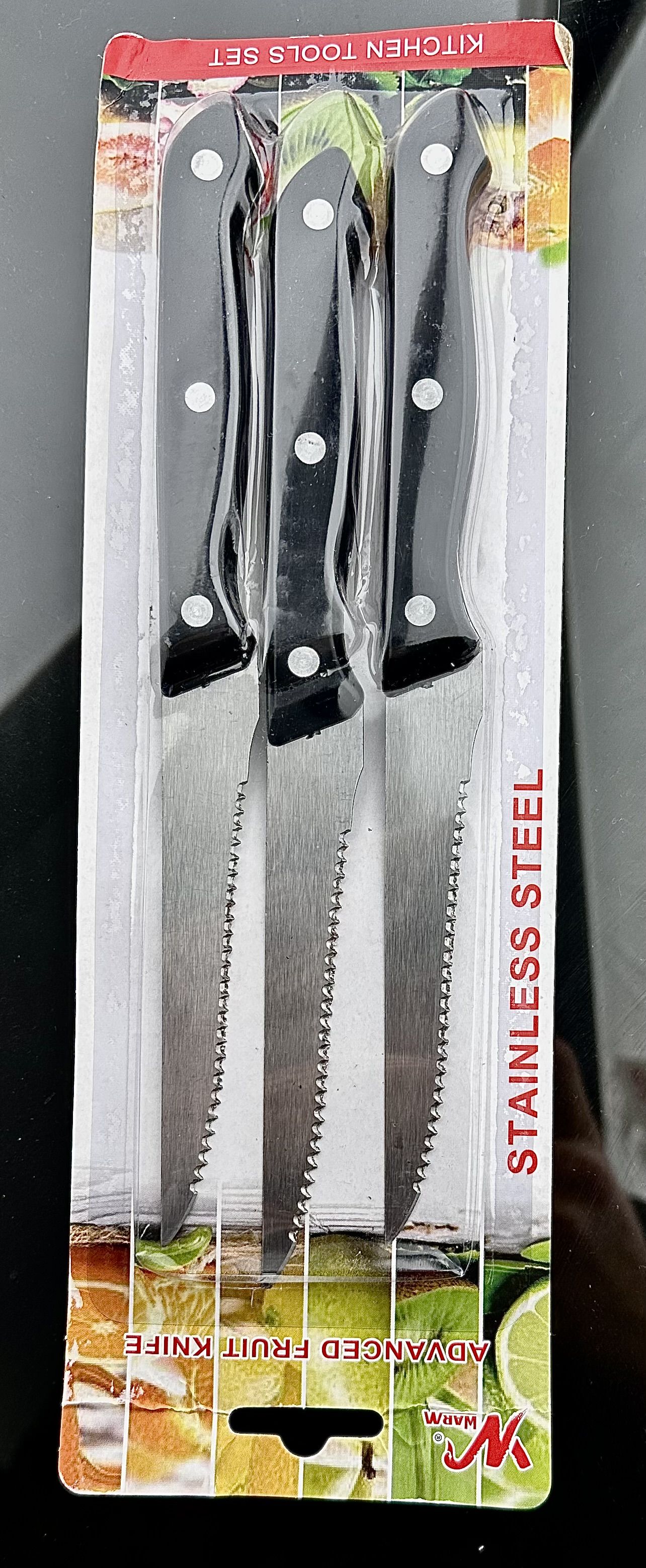 Наборкухонныхножейиз3предметов