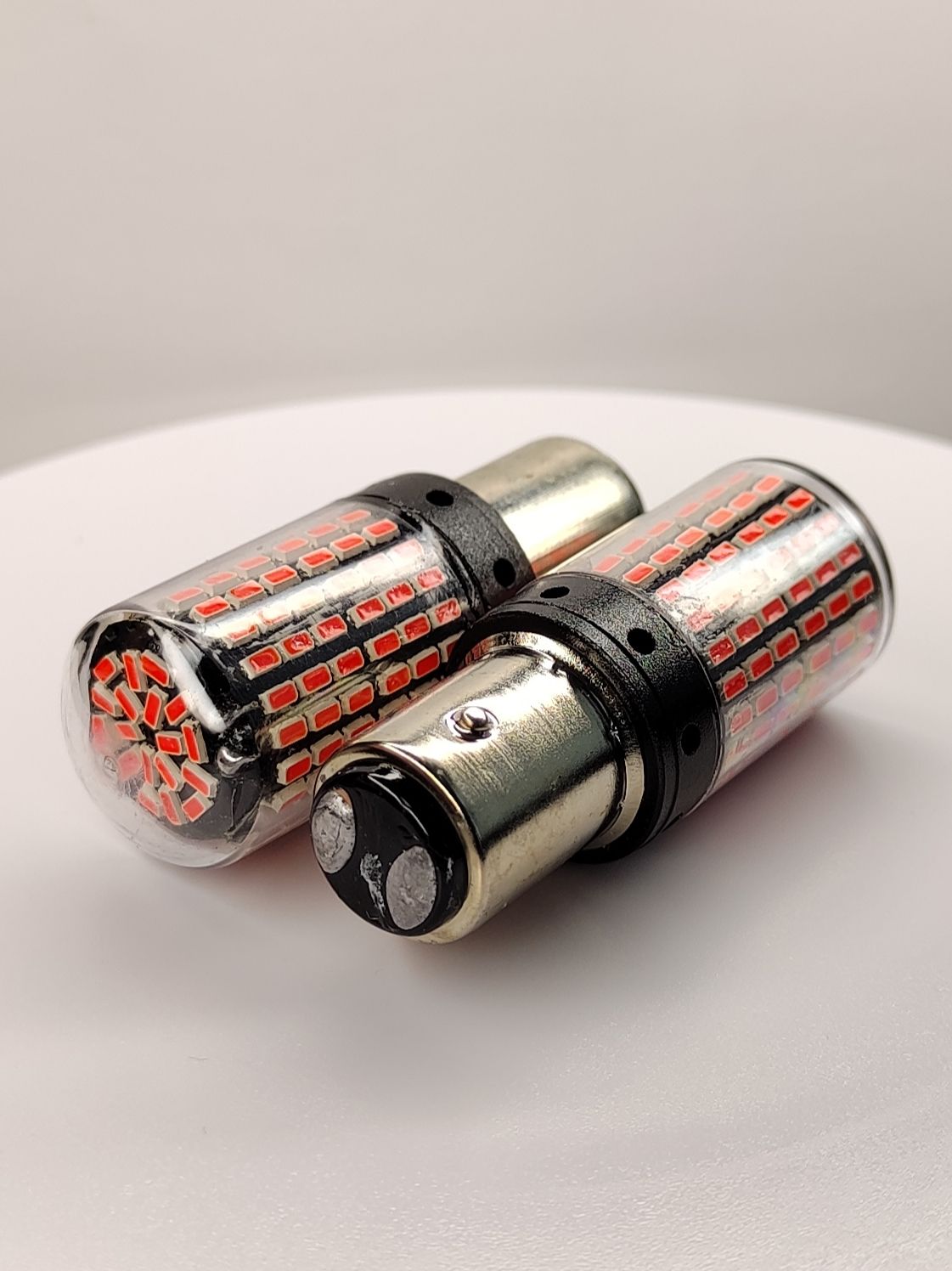 КРАСНЫЕP21/5WLED2-контактные12-24Vлампы(PR21/5W1157BAY15D)144SMD3014дляавтомобилеймототехникигрузовиков,2шт