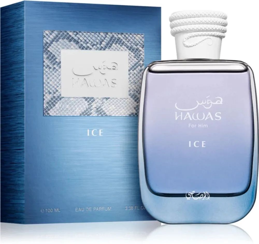 香水(男性用) Rasasi Hawas Ice 100ml Rasasi Hawas Ice 100 мл, Парфюмерная вода мужская купить на OZON