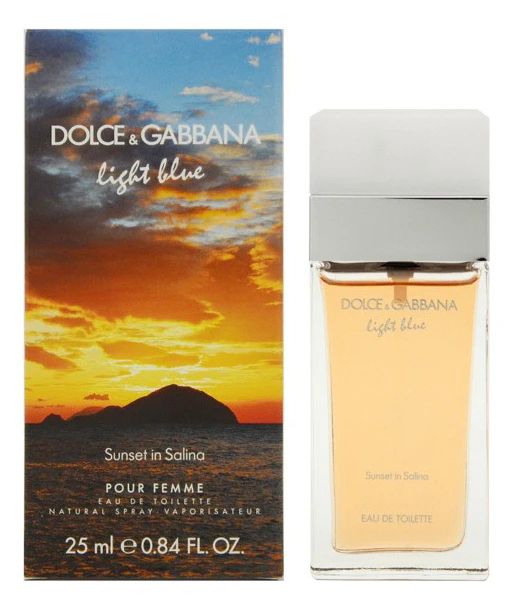 DOLCE & GABBANA Light BLUE Sunset In Salina Туалетная вода женская 25 мл купить