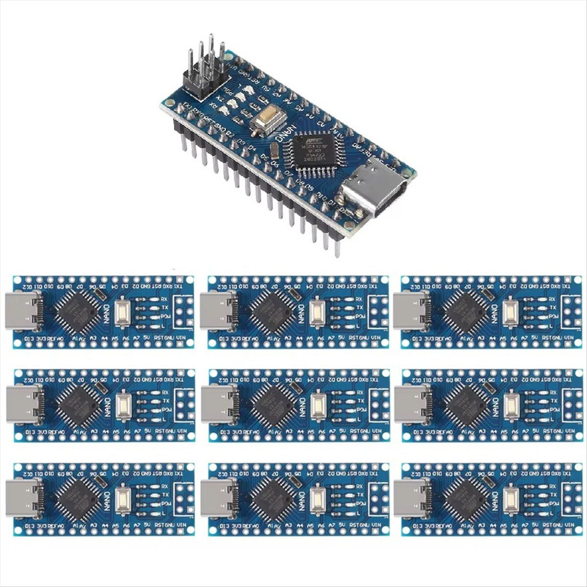 10Шт.ДляArduinoNanoV3.0Atmega328КонтроллерСовместимаяПлата