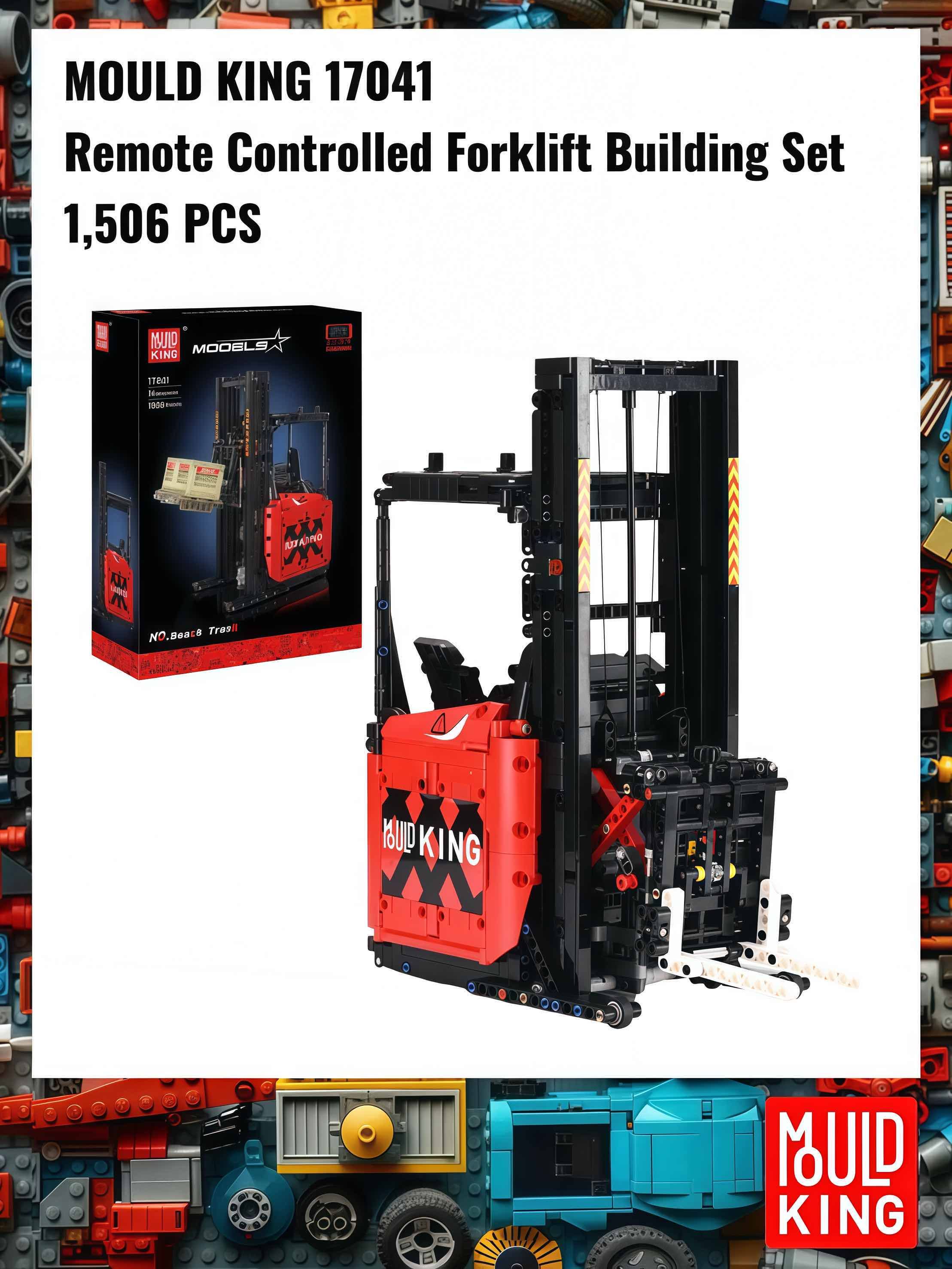 Пластиковый конструктор MOULD KING 17041 Remote Controlled Forklift ...