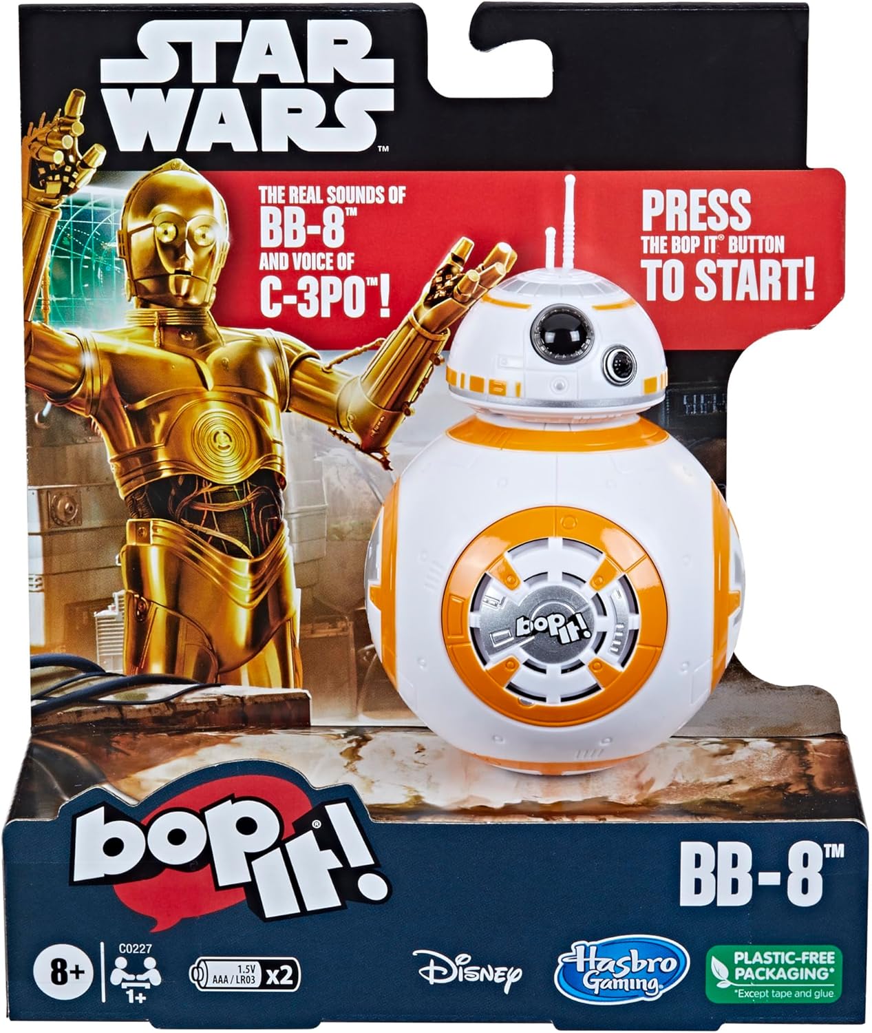 Электронная игра Bop It! BB-8 с голосом C-3PO